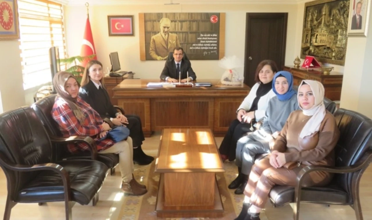Kaymakam Güldoğan’a makamında ziyaret
