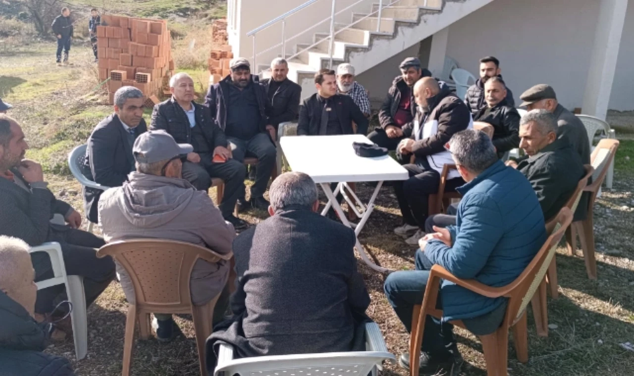 Kaymakam Kartal köy sakinleriyle buluştu