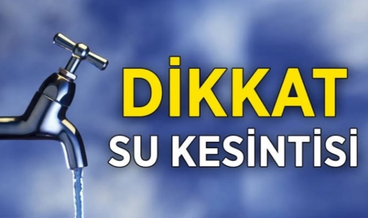 Merzifon’da bu gece ve yarın su kesintisi yaşanacak