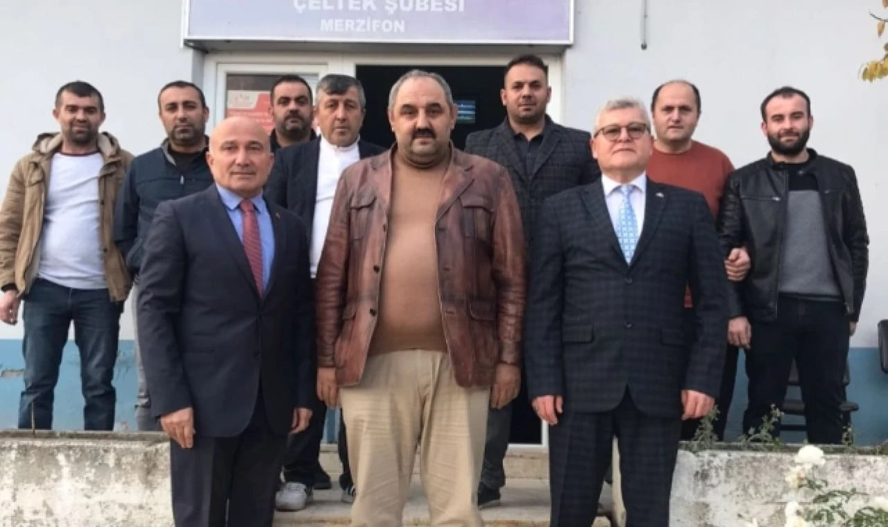 MHP’li aday adaylarından madencilere ziyaret