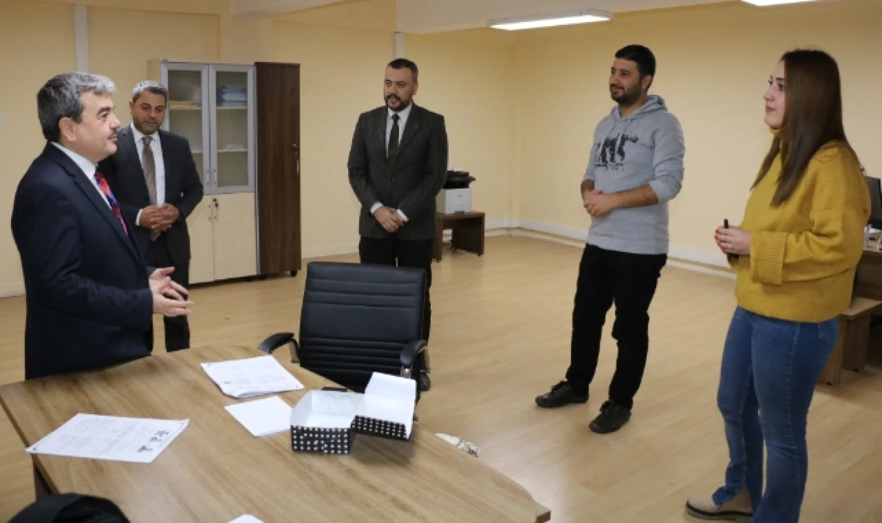 Müdür Türkmen Ortak Sınav Hazırlıklarını Yerinde İnceledi