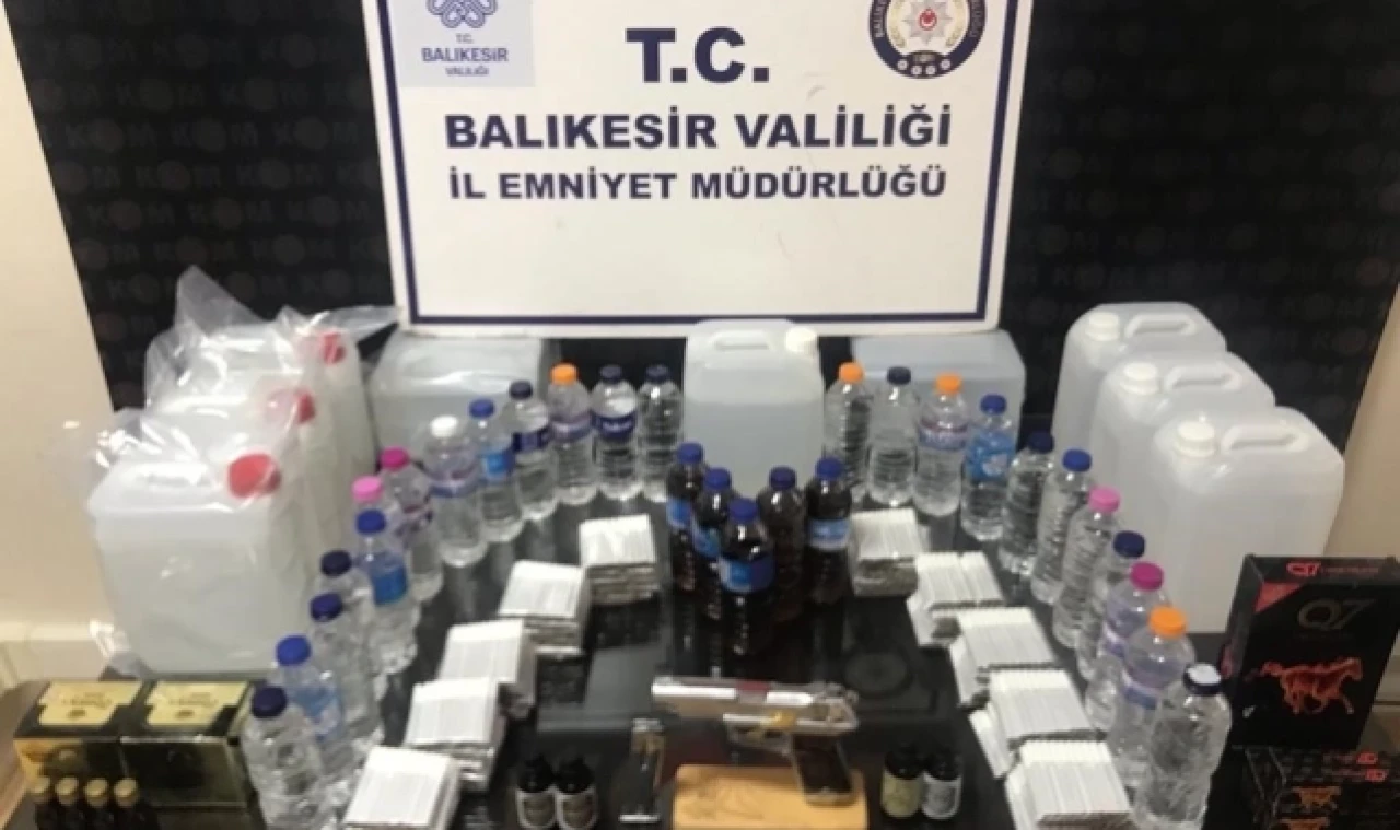 Polisten sahte içki operasyonu