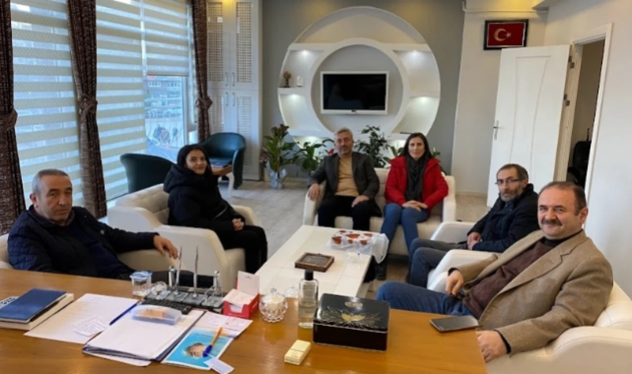 Şahinoğlu'na hayırlı olsun ziyareti