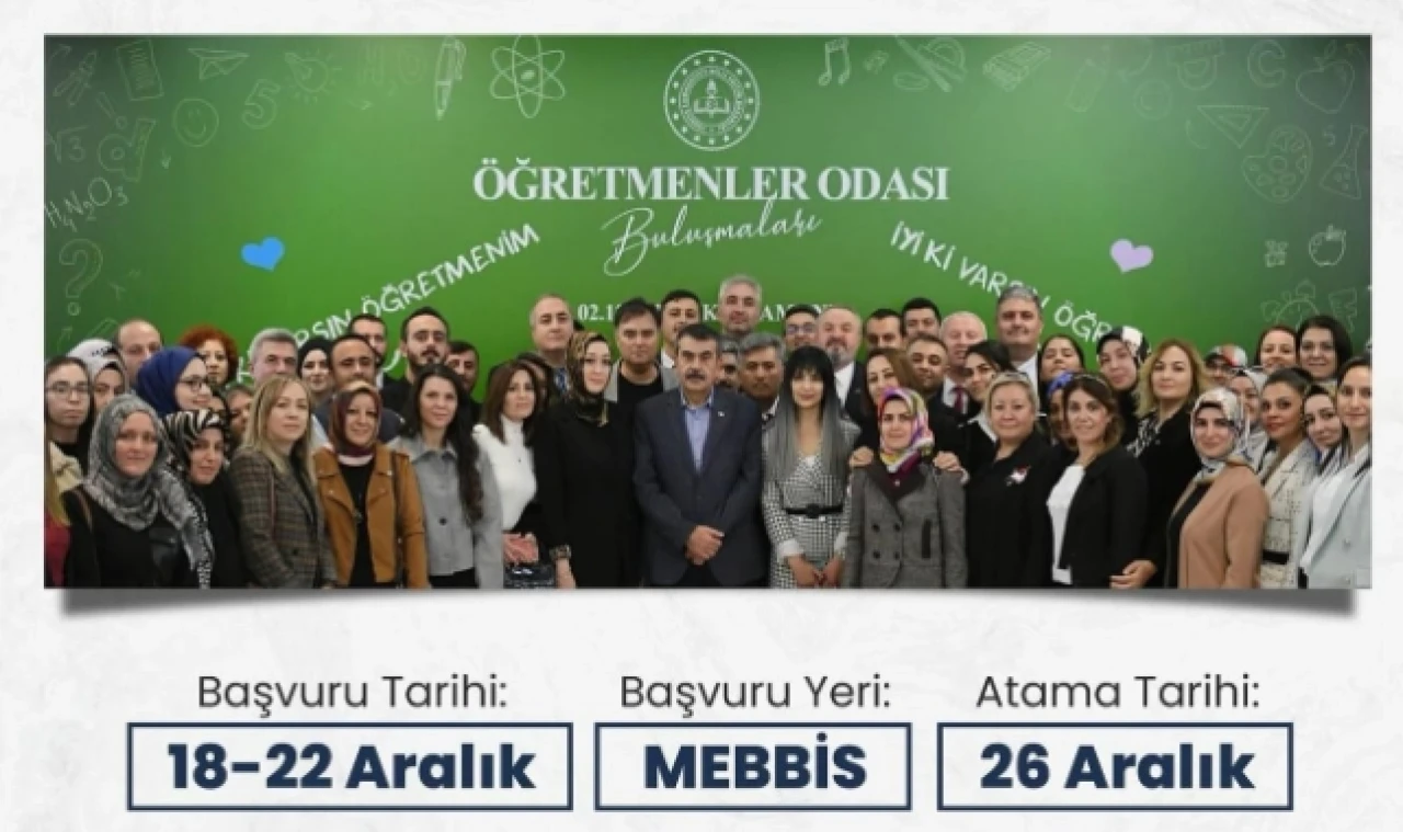 Tekin'den Öğretmenlere Alan Değişikliği Müjdesi