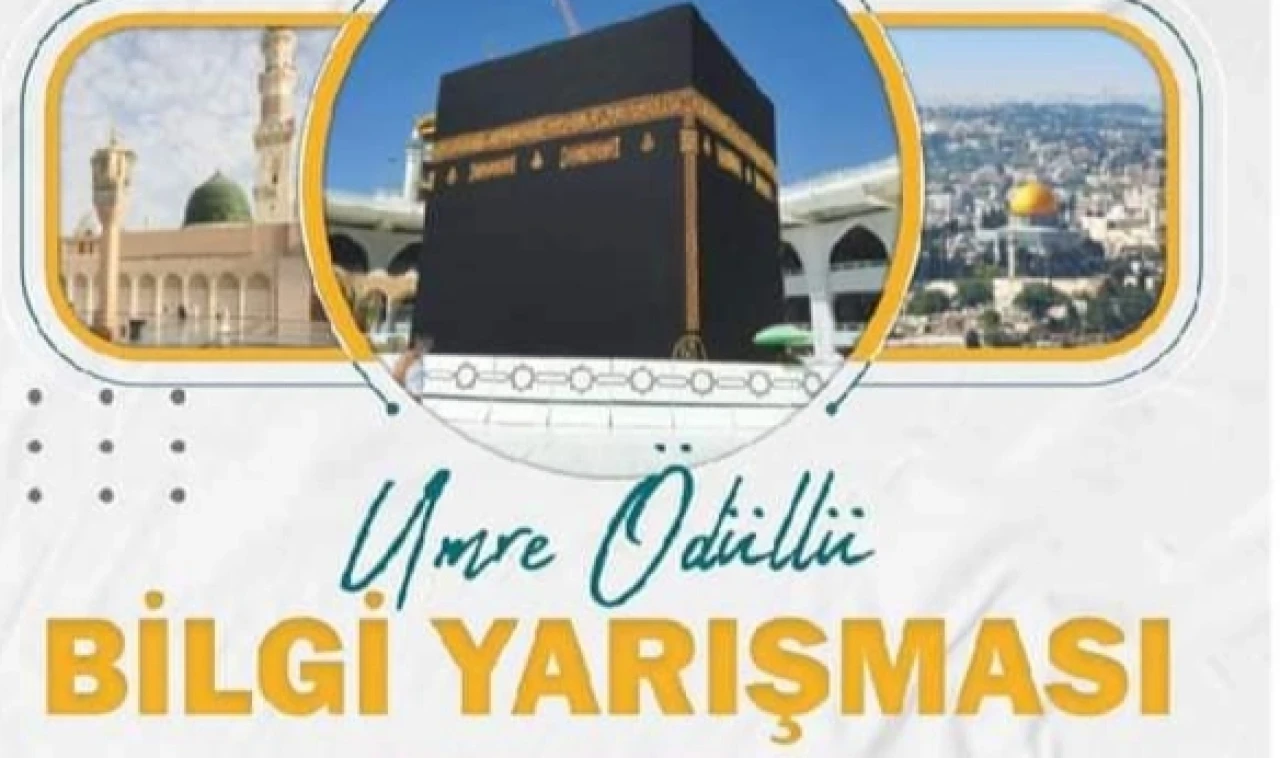 Umre ödüllü bilgi yarışması düzenlendi