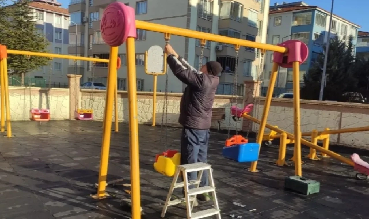 Amasya’da Oyun Parkları Yenileniyor