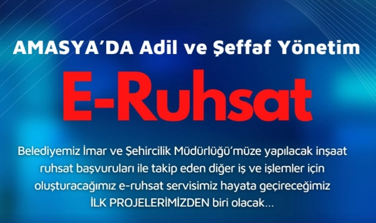 Başkan Adayı Sevindi'nin ilk seçim vaadi e-ruhsat