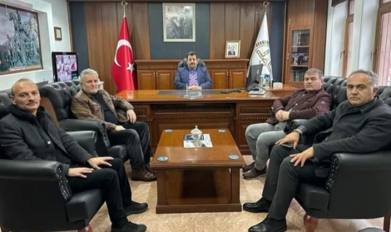 Din Görevlilerinden Müftü Verim’e Nezaket Ziyareti