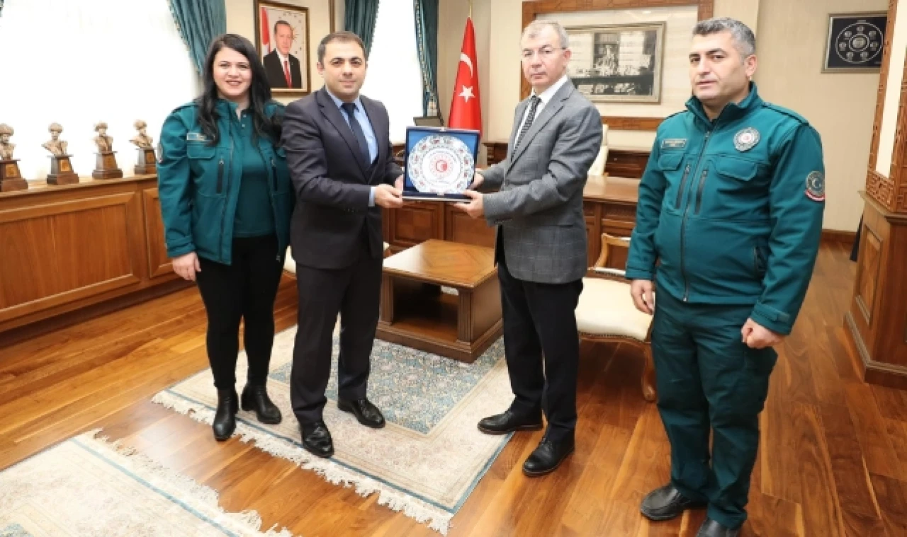 Dünya Gümrük Günü'nde Vali Doruk'a Ziyaret
