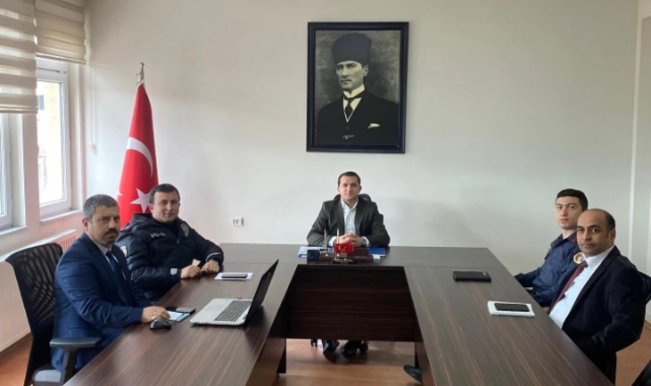 Göynücek’te İlçe Seçim Güvenliği Toplantısı Yapıldı