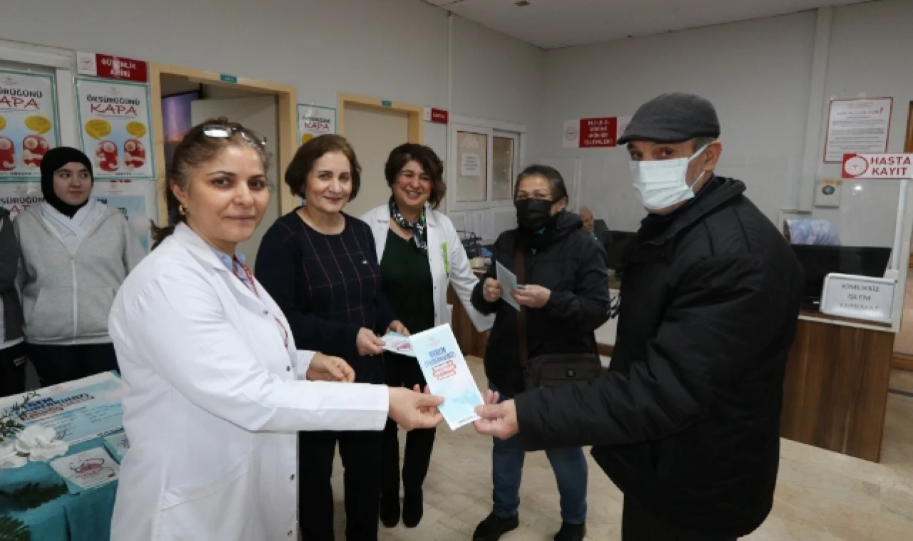 Hastanede bilgilendirme standı açıldı
