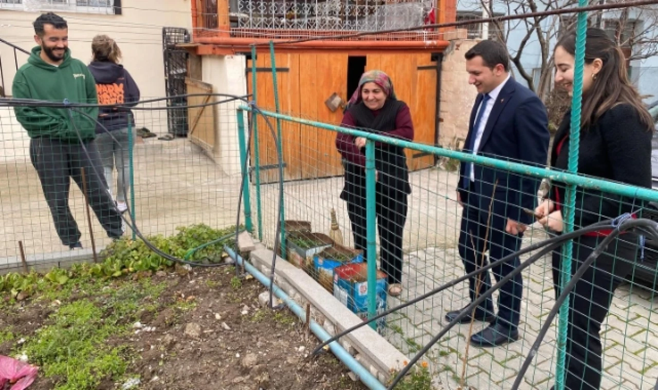 Kaymakam Kartal, hane ziyaretinde bulundu