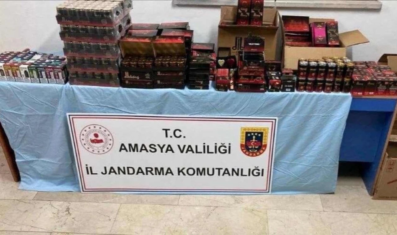 Merzifon'da kaçakçılık operasyonu!