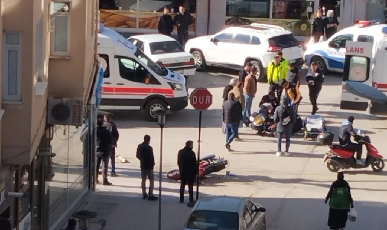 Merzifon'da kaza 1 yaralı
