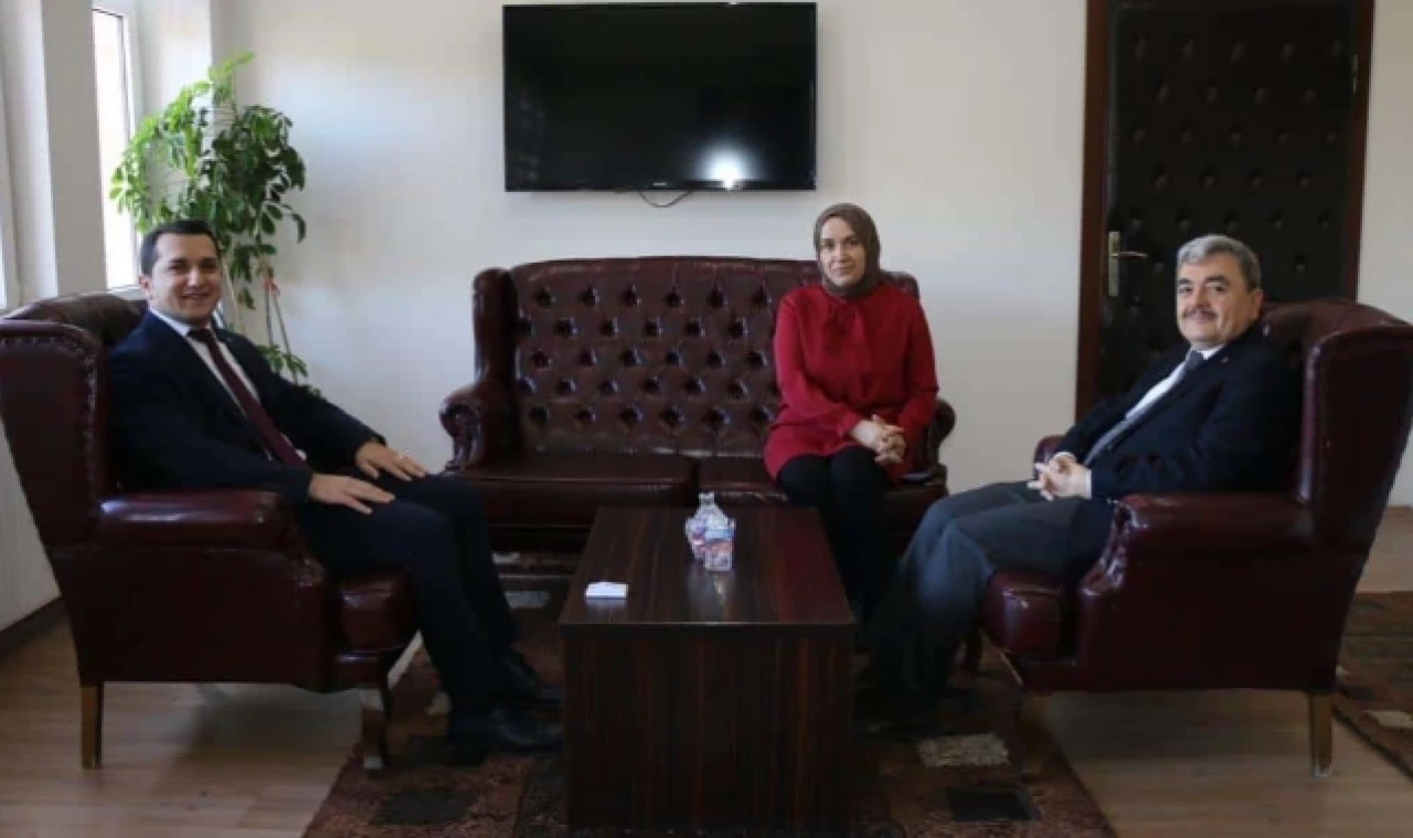 Müdür Türkmen, Kaymakam Kartal'ı Ziyaret Etti