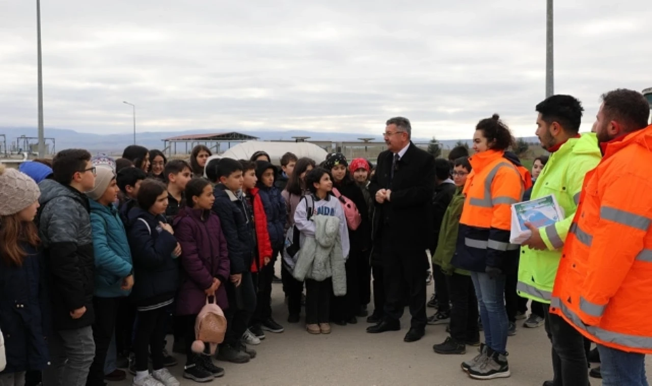 Öğrencilerden Atık Su Arıtma Tesisine Ziyaret