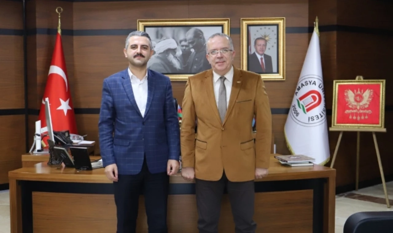 Rektör Turabi, Aktürk’ü Misafir Etti