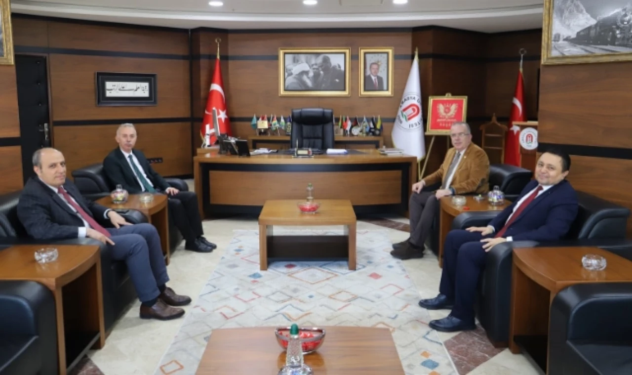 Rektör Turabi, Başkan Öztürk’ü Misafir Etti