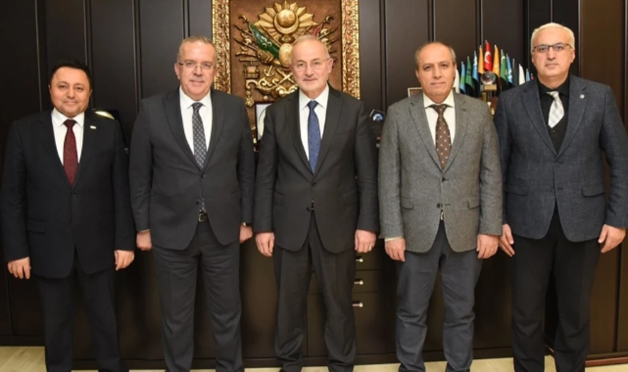 Turabi’den OMÜ Rektörü Ünal’a Teşekkür Ziyareti