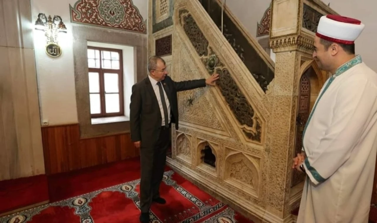 Vali Doruk, Mehmet Paşa Cami ve Hızır Paşa Türbesi'ni Ziyaret Etti