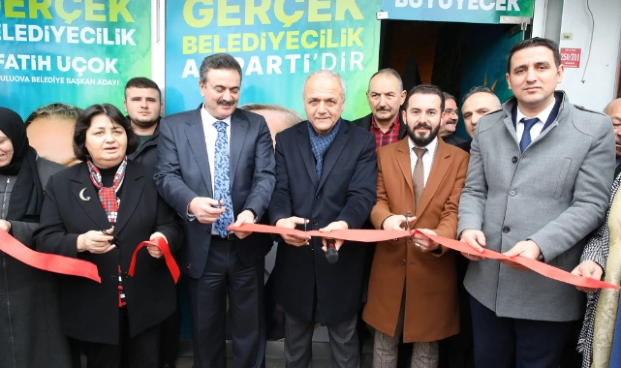AK Parti Suluova'da Seçim Bürolarını açtı
