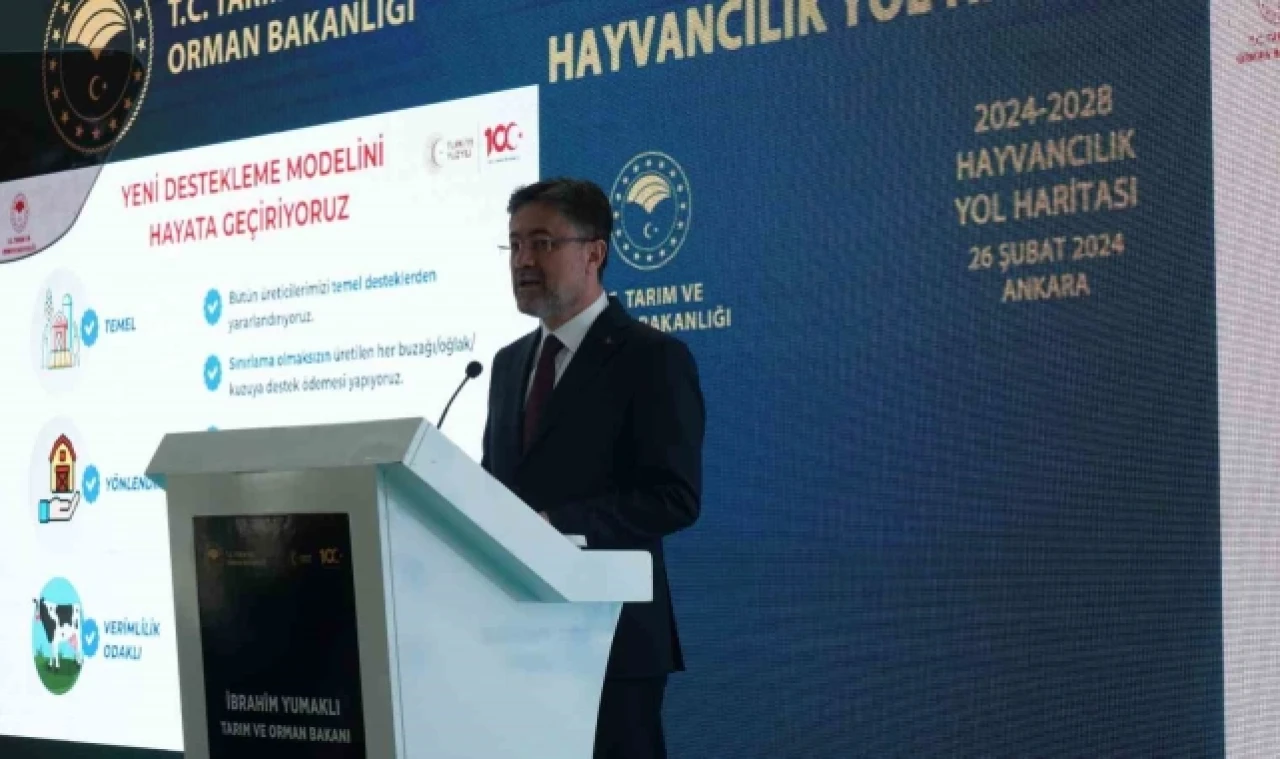 Bakan Yumaklı, Türkiye'nin 2024-2028 hayvancılık yol haritasını paylaştı