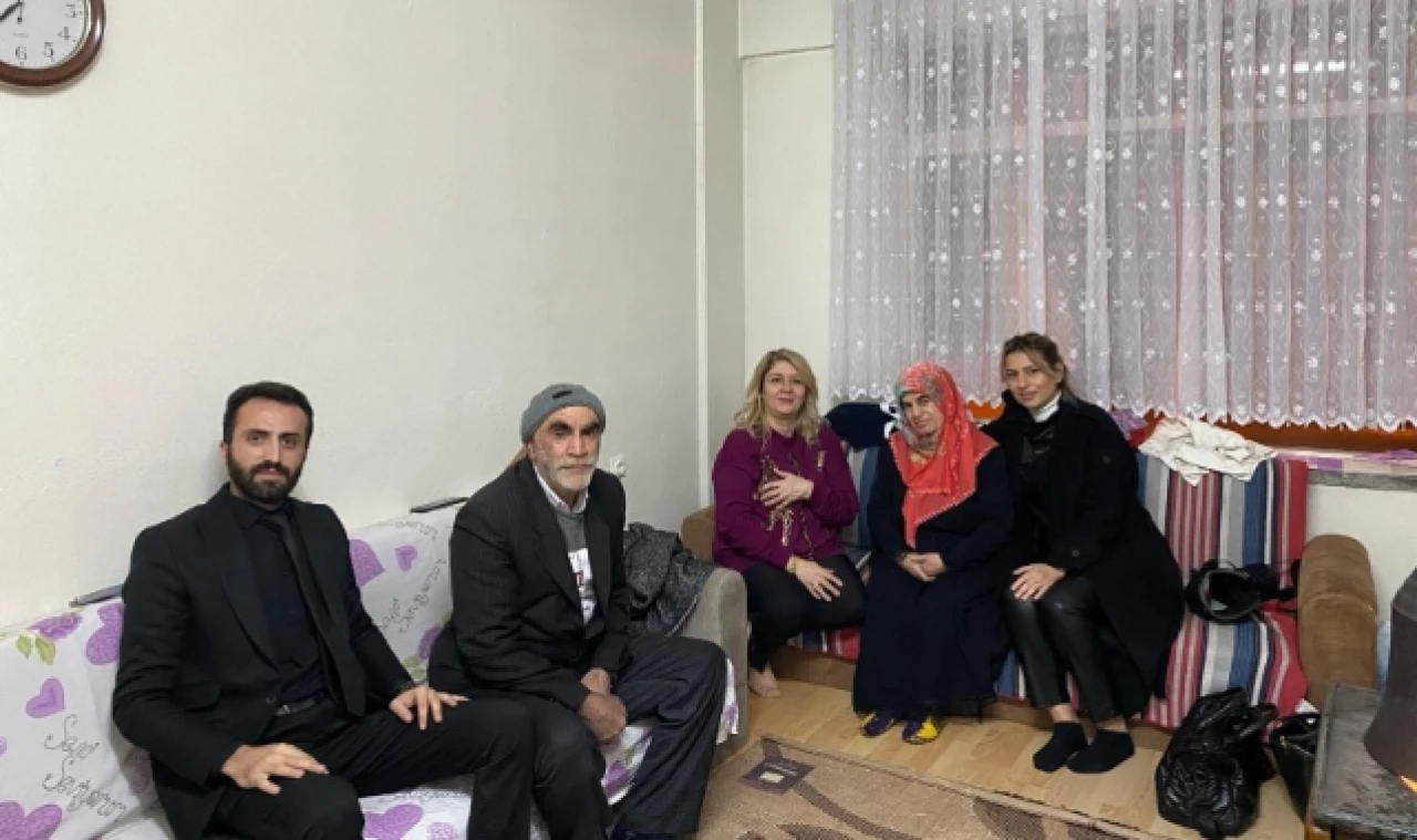 Bölgeden gelen misafirleri evlerinde ziyaret ettiler