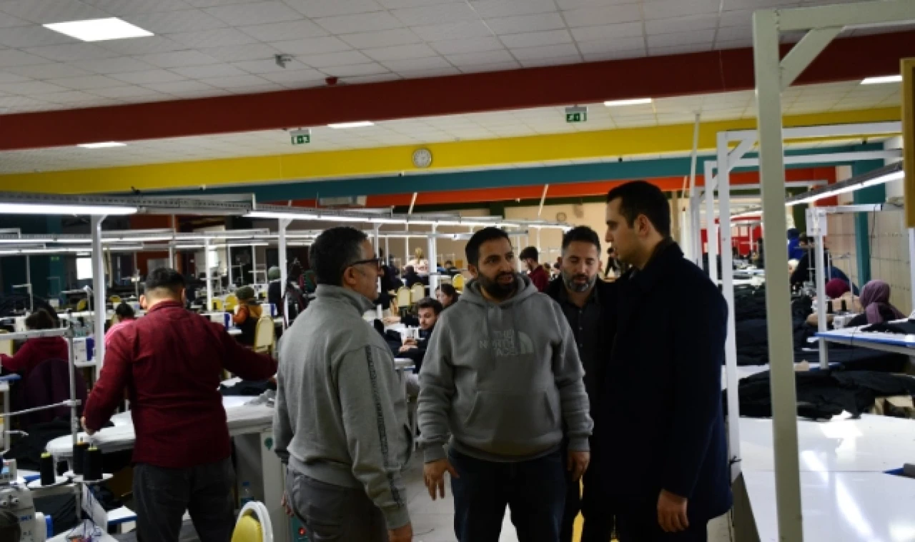 Büyükkaymakcı, Fabrika Faaliyetleri Hakkında Bilgi Aldı