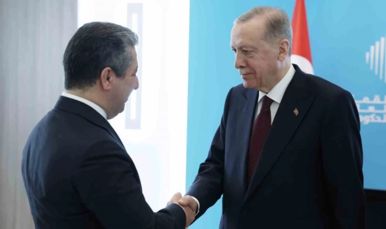 Cumhurbaşkanı Erdoğan, IKBY Başbakanı Mesrur Barzani'yi kabul etti
