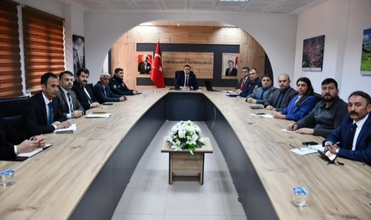 İlçe İdare Şube Başkanları Toplantısı Yapıldı