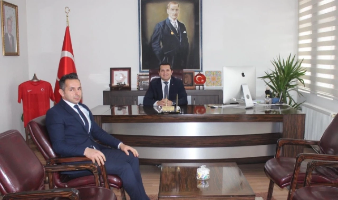 Kaymakam Kartal, Müdür Çelik'i Misafir Etti