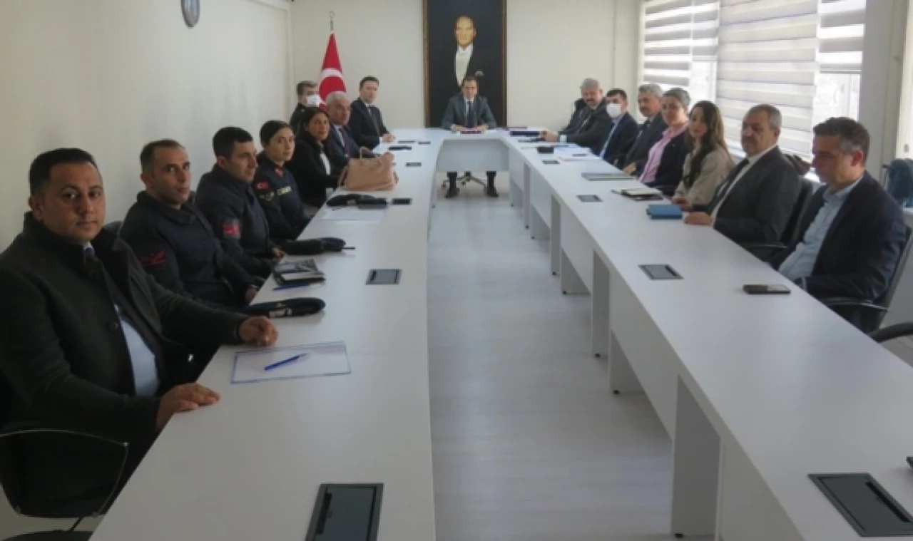 Merzifon’da Güvenlik ve Barınma Konuları Görüşüldü