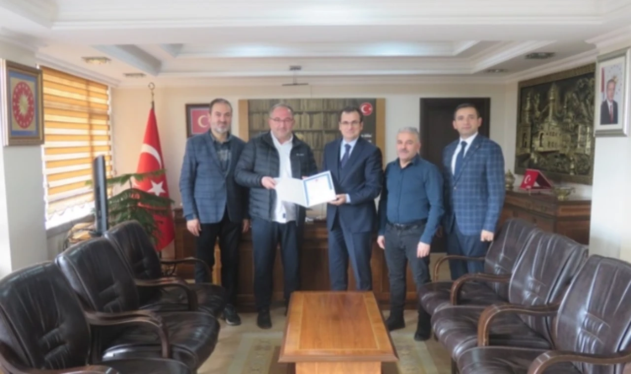 Merzifon OSB’de Bir Yatırımcıya Daha Tapu Verildi