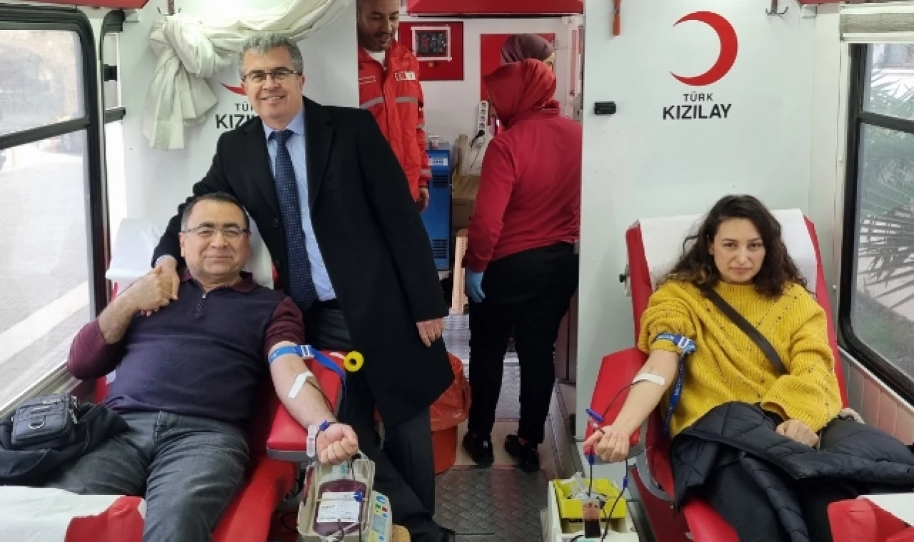 Orman Bölge Müdürlüğü Personeli Kan Bağışında Bulundu