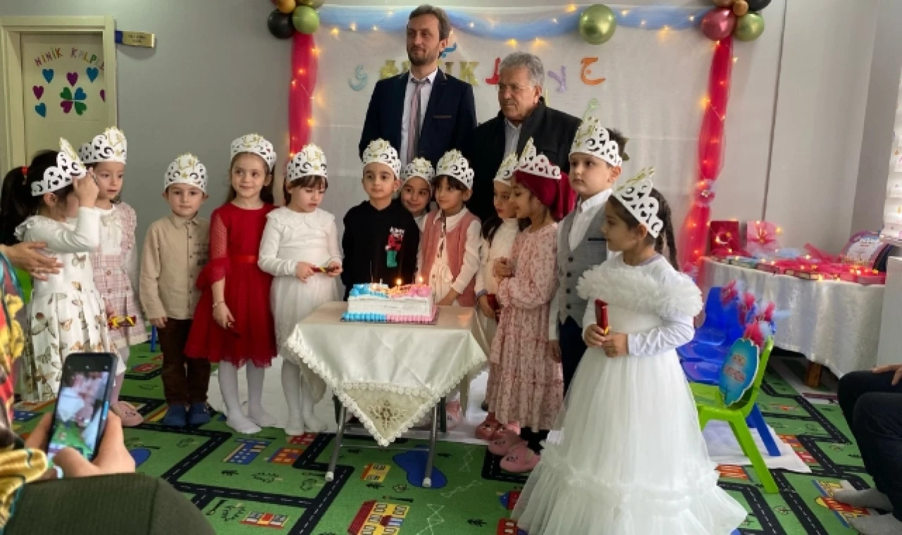 Şehzade Elif 4-6 Yaş Grubu Kur’an Kursunda Merasim Düzenlendi