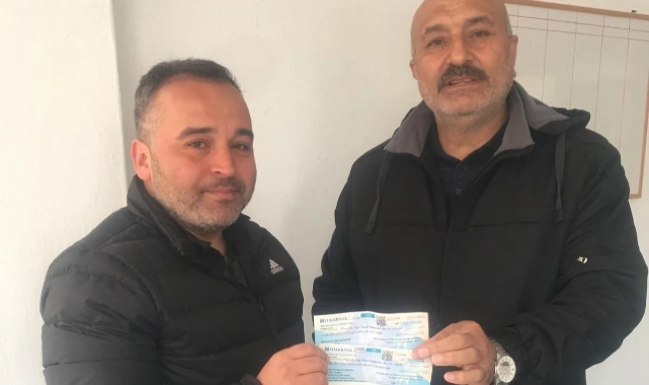 Abidin Kaçar’dan örnek davranış