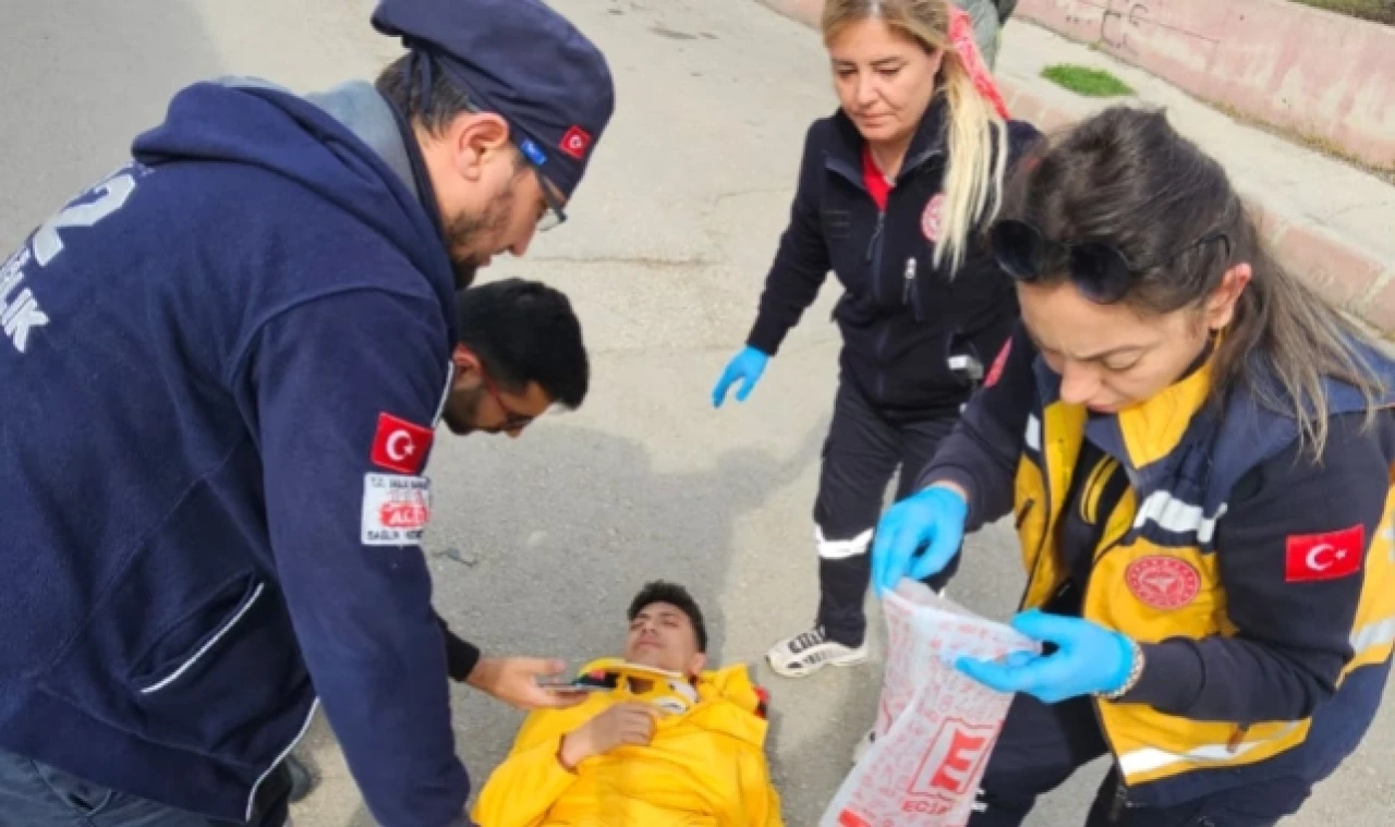 Merzifon'da kaza bir yaralı!