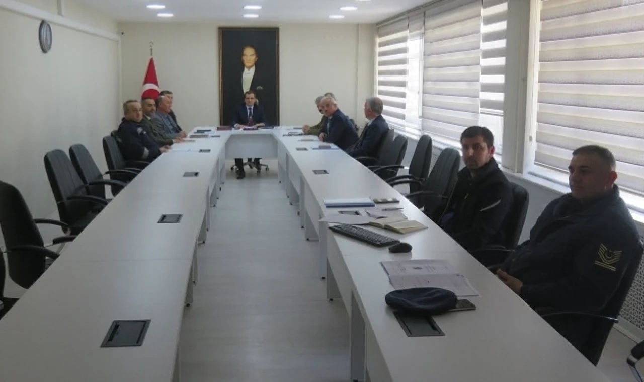 Merzifon'da Seçim Güvenliği Toplantısı Yapıldı