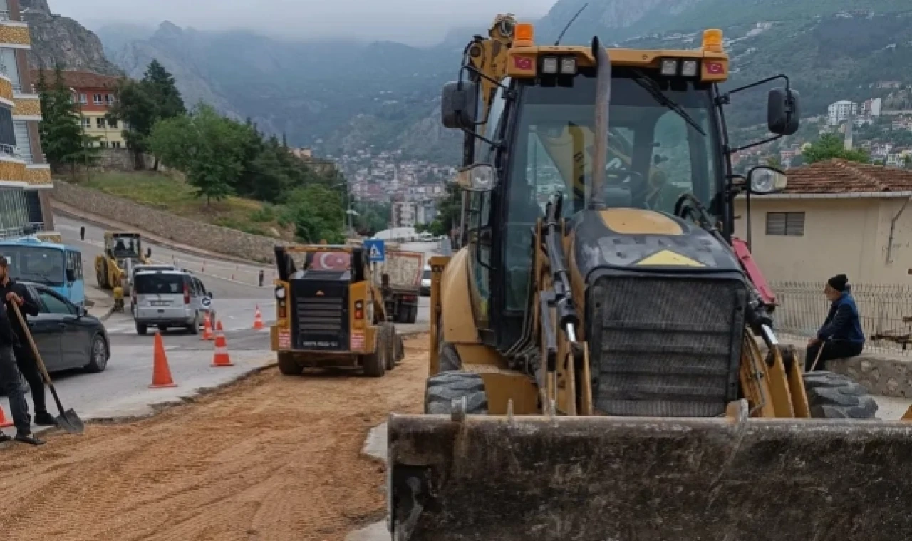 Amasya Belediyesi Çalışmalarına Devam Ediyor