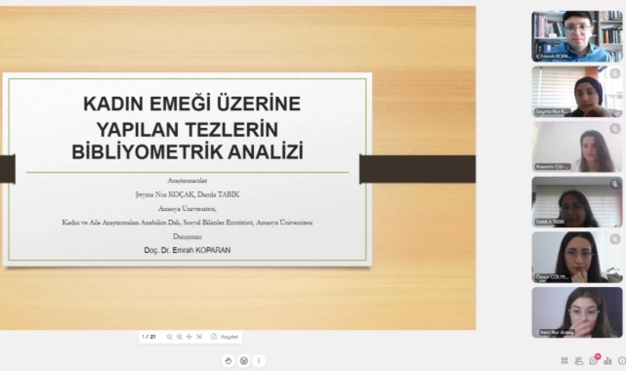 Çevrimiçi Öğrenci Sempozyumu Ulusal İlgi Çekiyor