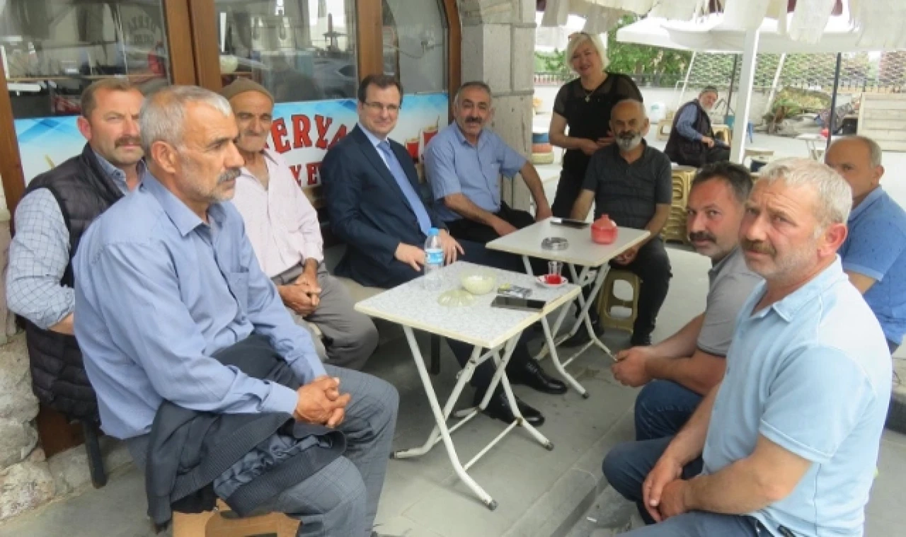 Güldoğan, Esnaf Ziyaretinde