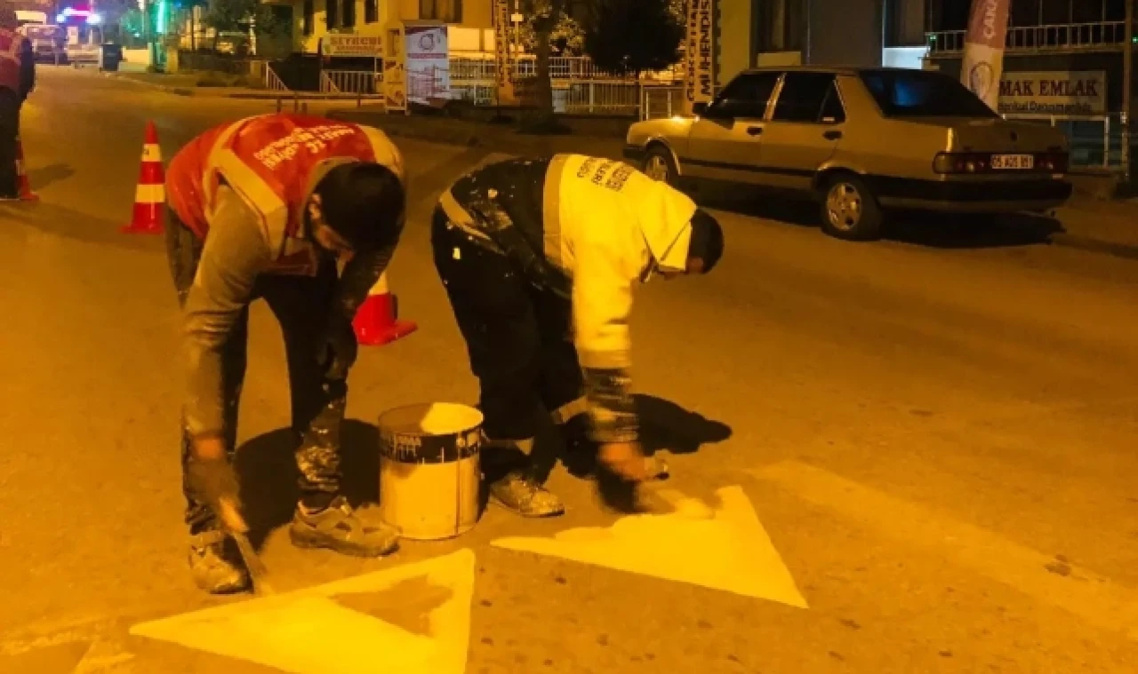 Hız Kesicileri Yenileme Çalışmaları Devam Ediyor