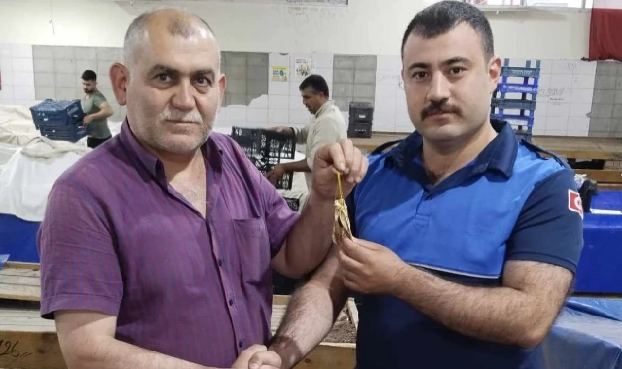 Kayıp altınları zabıta sahibine teslim etti