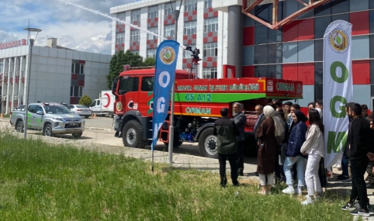 Öğrencilere Orman Yangın Gönüllüsü Eğitimi Verildi