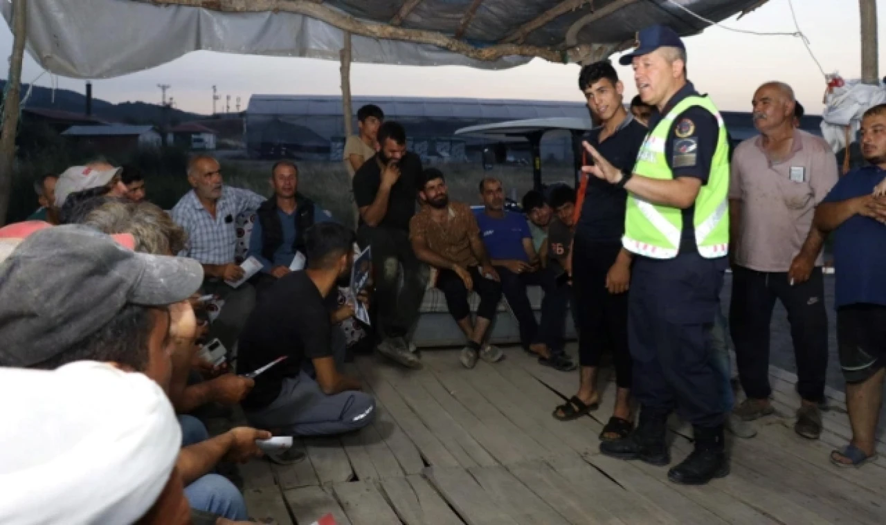 Amasya'nın tarım işçileri bilgilendirildi