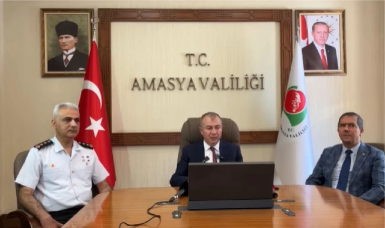 Vali Doruk, Amasya’daki Güvenlik ve Yatırımlar Hakkında Bilgiler Verdi