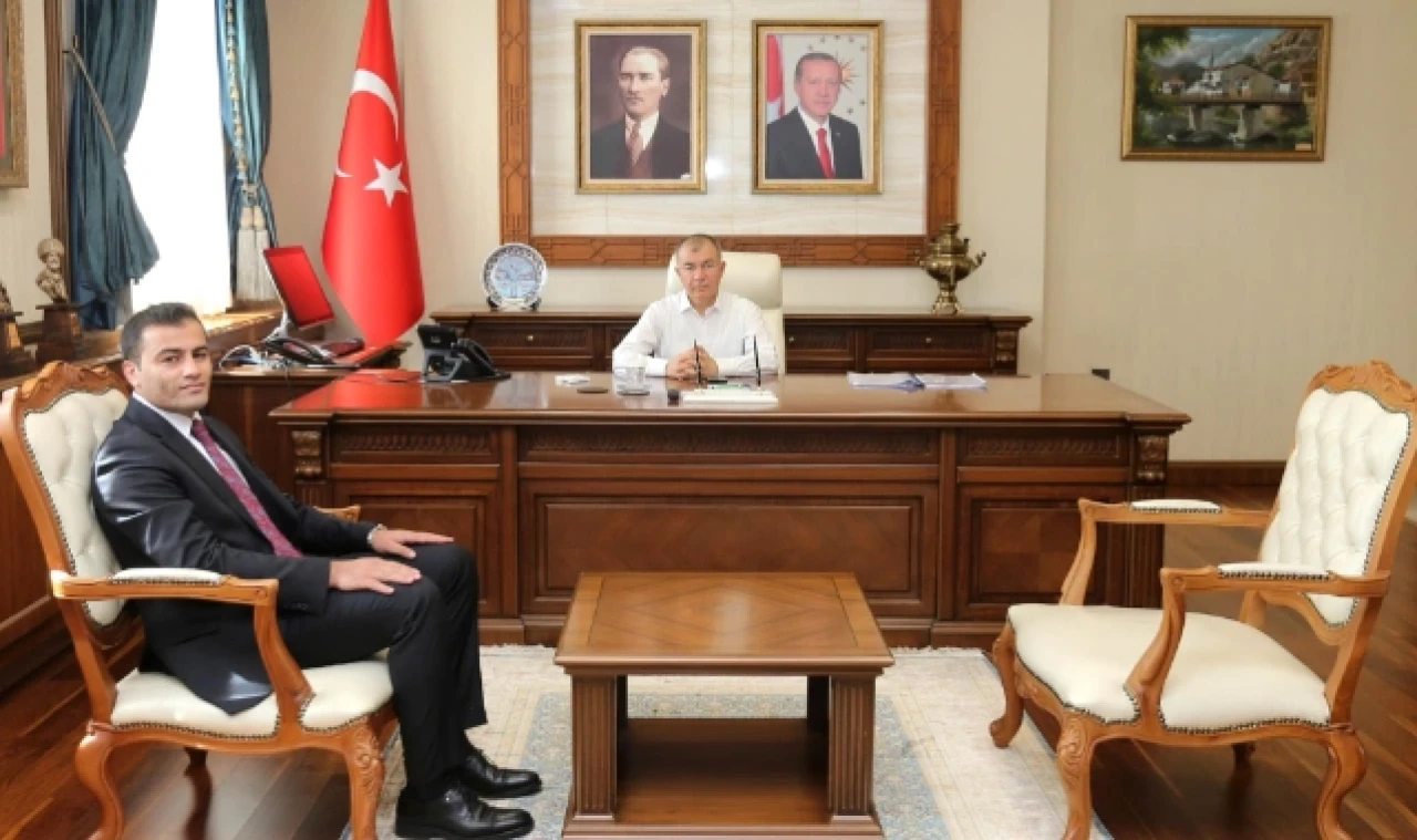Doruk, Kaymakam Vekili Demirel'i kabul etti