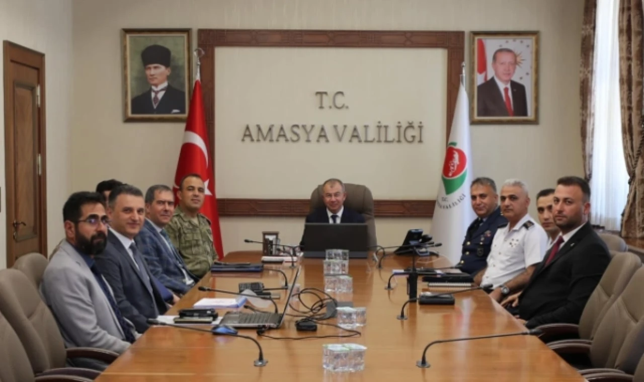 Amasya'da İl Güvenlik ve Asayiş Toplantısı yapıldı