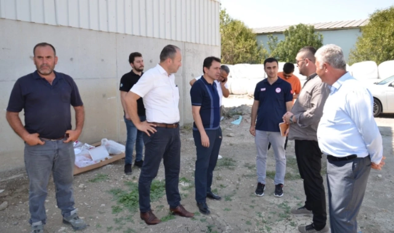 Çetin, hibe sözleşmesi imzalanan projeleri yerinde inceledi