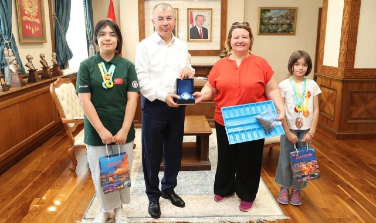 Doruk, başarılı sporcular misafir etti